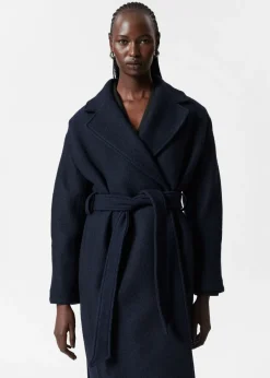 Outlet & Other Stories Manteau Volumineux En Laine Avec Ceinture