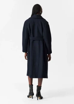 Outlet & Other Stories Manteau Volumineux En Laine Avec Ceinture