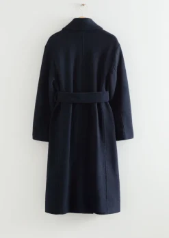 Outlet & Other Stories Manteau Volumineux En Laine Avec Ceinture