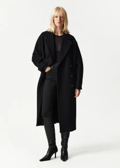 Outlet & Other Stories Manteau Volumineux En Laine Avec Ceinture