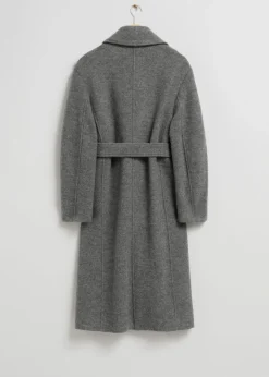 Outlet & Other Stories Manteau Volumineux En Laine Avec Ceinture