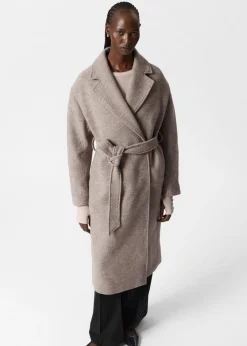 Outlet & Other Stories Manteau Volumineux En Laine Avec Ceinture