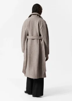 Outlet & Other Stories Manteau Volumineux En Laine Avec Ceinture