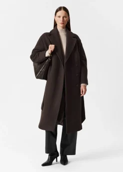 Outlet & Other Stories Manteau Volumineux En Laine Avec Ceinture