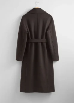 Outlet & Other Stories Manteau Volumineux En Laine Avec Ceinture