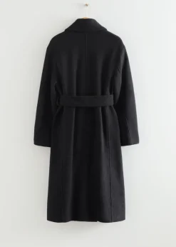 Outlet & Other Stories Manteau Volumineux En Laine Avec Ceinture