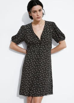 Online & Other Stories Mini Robe Imprimée à Fermeture Boutonnée