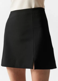 New & Other Stories Mini-jupe à Taille Haute Noir