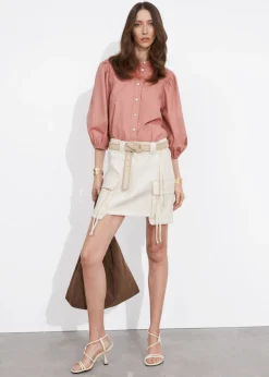 Cheap & Other Stories Mini-jupe Utilitaire Blanc