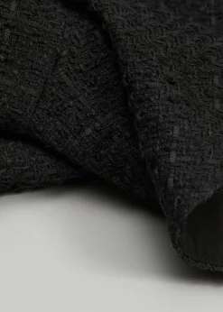 Fashion & Other Stories Mini-jupe Volantée En Tweed Tweed noir