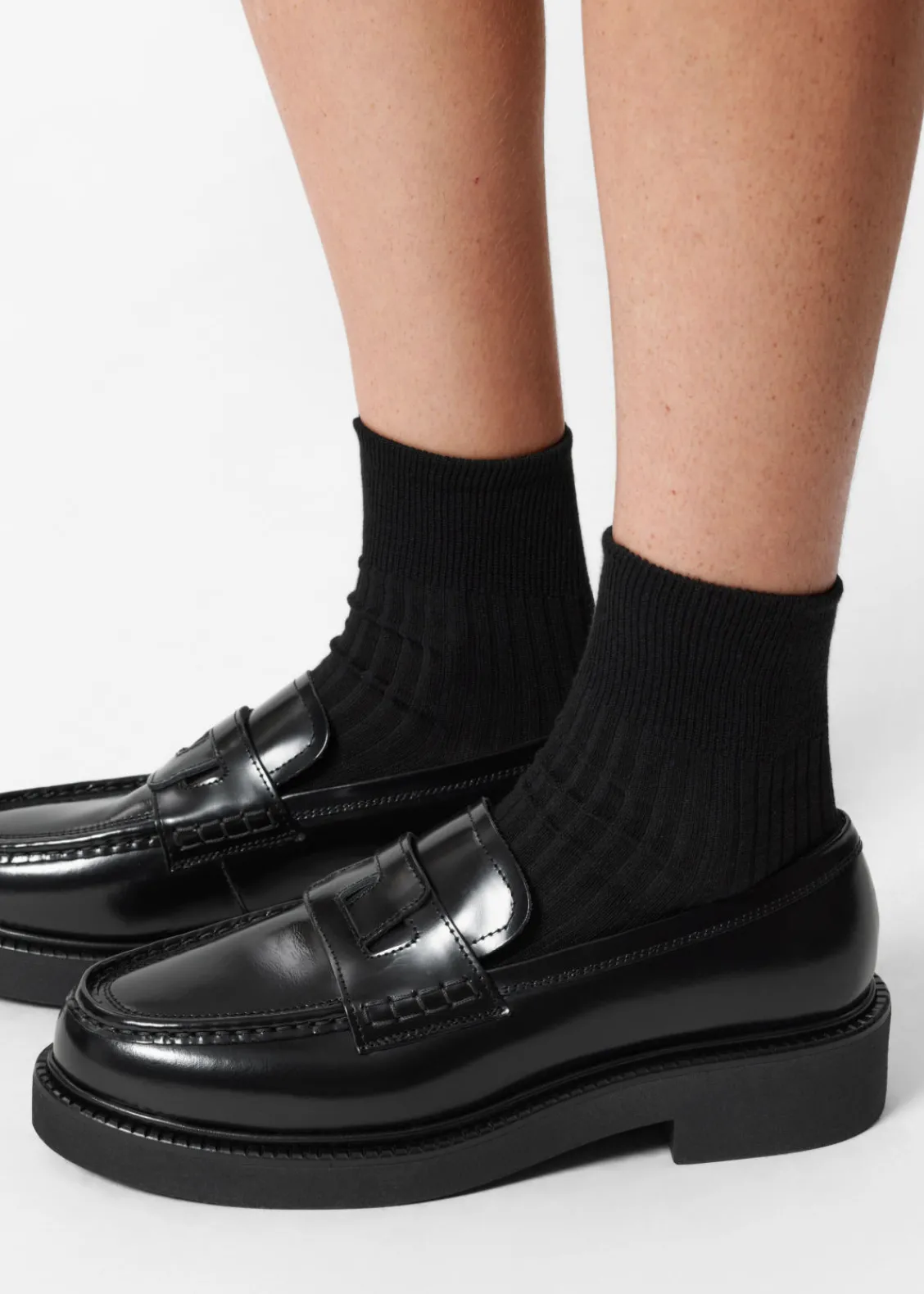 Discount & Other Stories Mocassins En Cuir épais