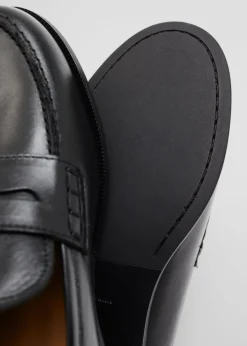 Hot & Other Stories Mocassins Fantaisie En Cuir Noir