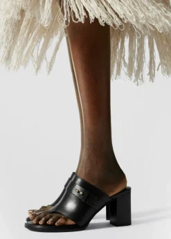 Shop & Other Stories Mules à Entredoigt En Cuir Noir