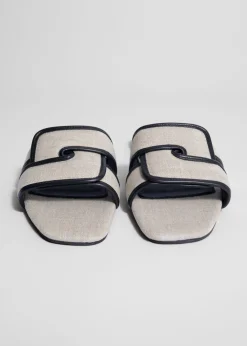 Online & Other Stories Mules En Cuir