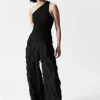 Shop & Other Stories Pantalon à Franges Noir