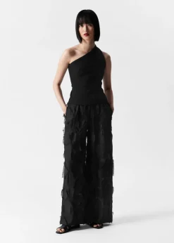 Shop & Other Stories Pantalon à Franges Noir