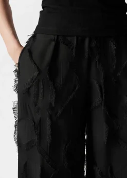 Shop & Other Stories Pantalon à Franges Noir