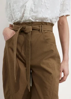 Hot & Other Stories Pantalon à Taille Haute Froncée