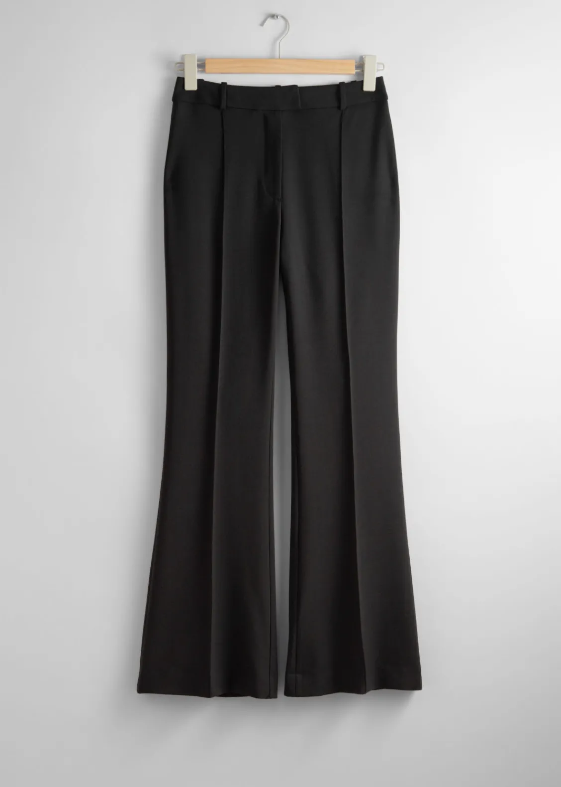 Discount & Other Stories Pantalon Bootcut Habillé Noir