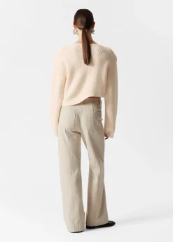 Fashion & Other Stories Pantalon Ceinturé Décontracté