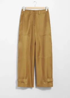 Online & Other Stories Pantalon De Style Utilitaire Moutarde