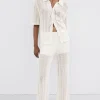 Best & Other Stories Pantalon En Maille Blanc