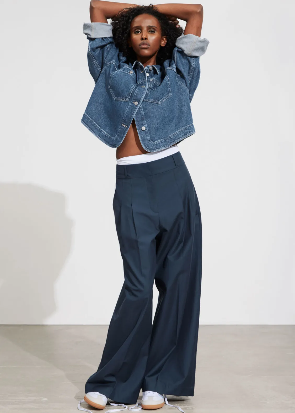 New & Other Stories Pantalon Habillé Large