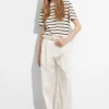Outlet & Other Stories Pantalon Habillé Large Blanc