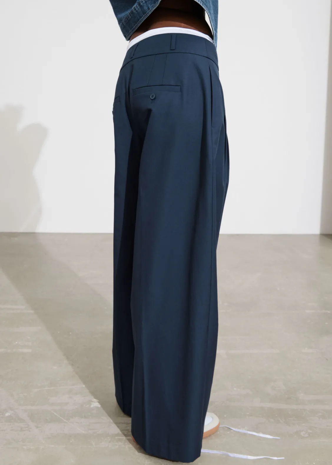 New & Other Stories Pantalon Habillé Large