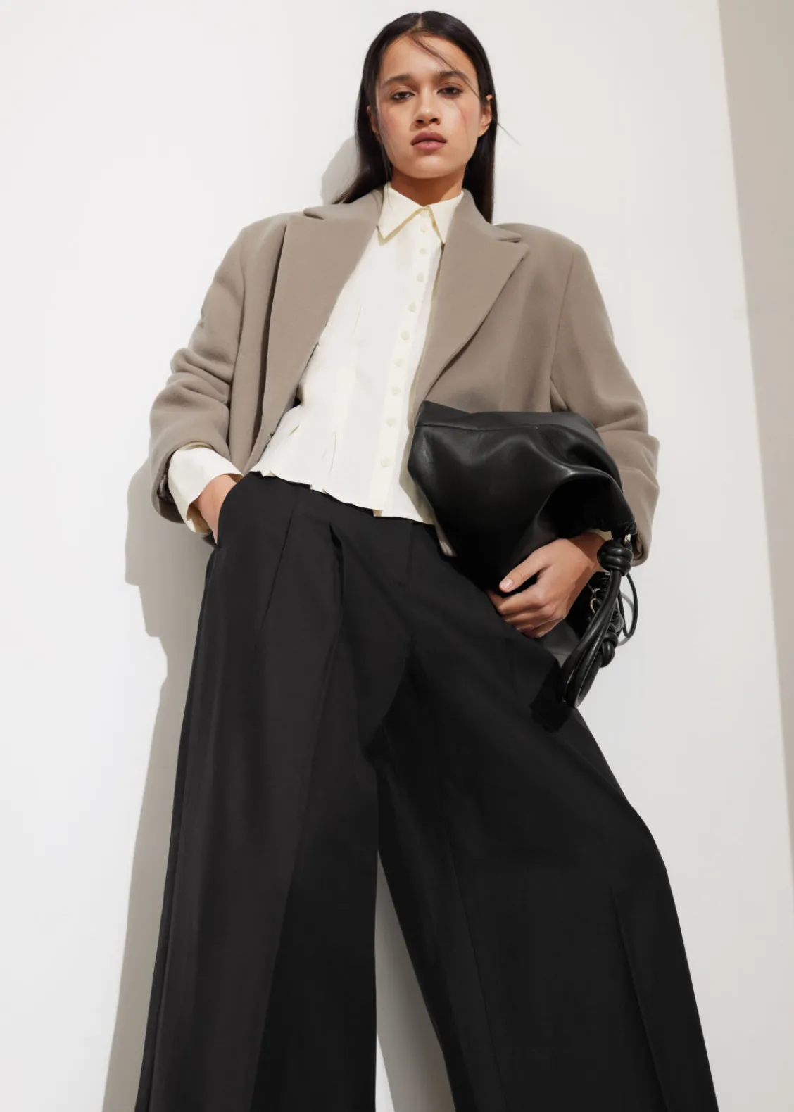 New & Other Stories Pantalon Habillé Large