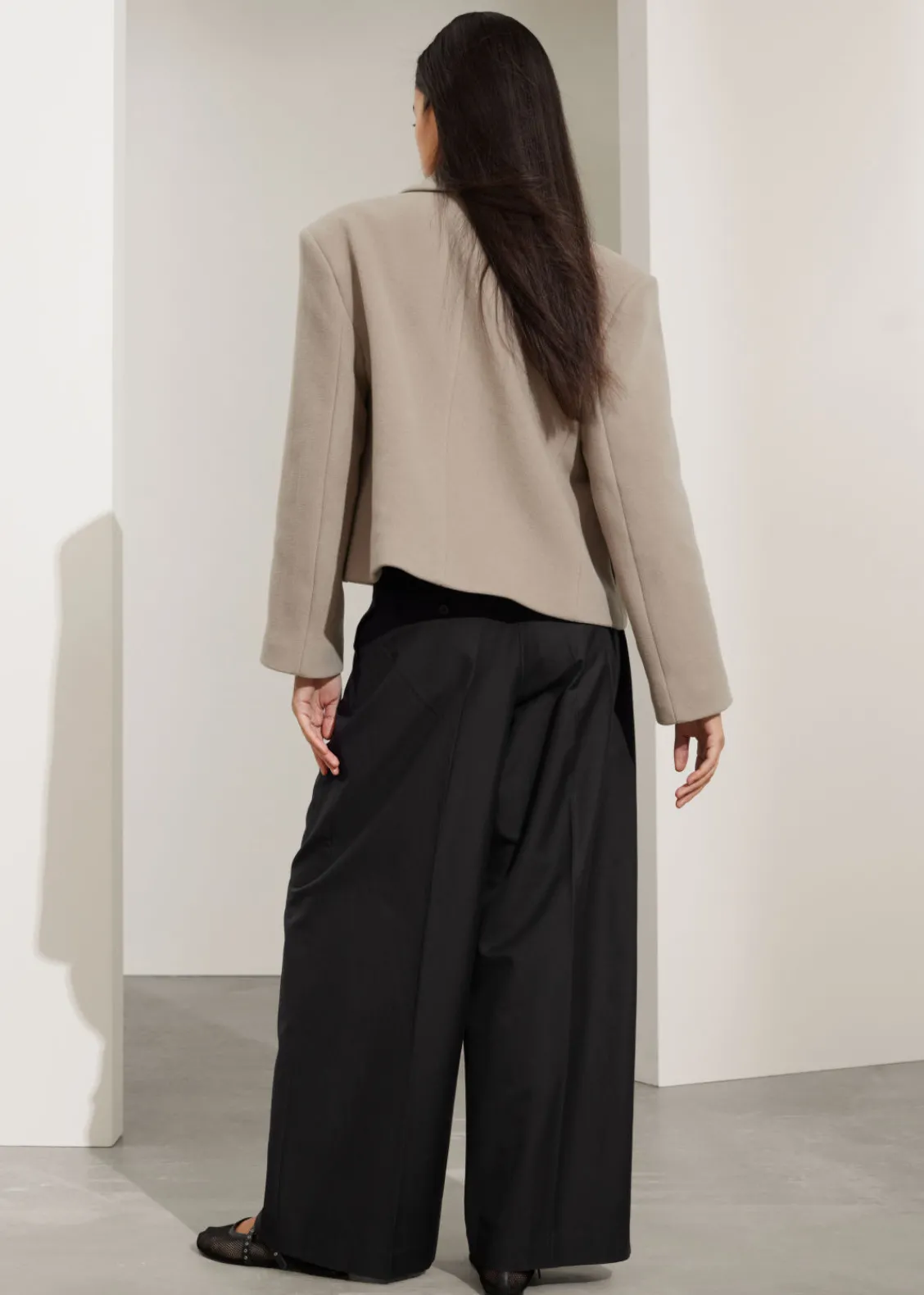 New & Other Stories Pantalon Habillé Large