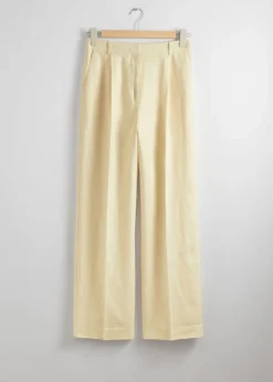 Shop & Other Stories Pantalon Large En Lin