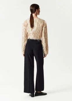 Cheap & Other Stories Pantalon Plissé Et évasé Noir