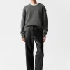 Best & Other Stories Pantalons En Cuir Noir
