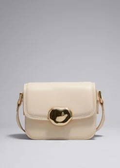 Best Sale & Other Stories Petit Sac En Cuir à Boucle Sculpturale Couleur crème