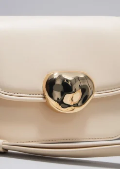 Best Sale & Other Stories Petit Sac En Cuir à Boucle Sculpturale Couleur crème