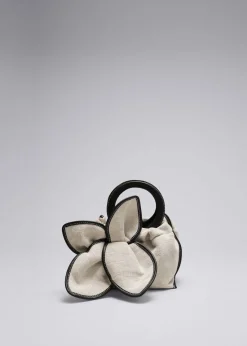 Best & Other Stories Petit Sac En Toile Fleuri Beige