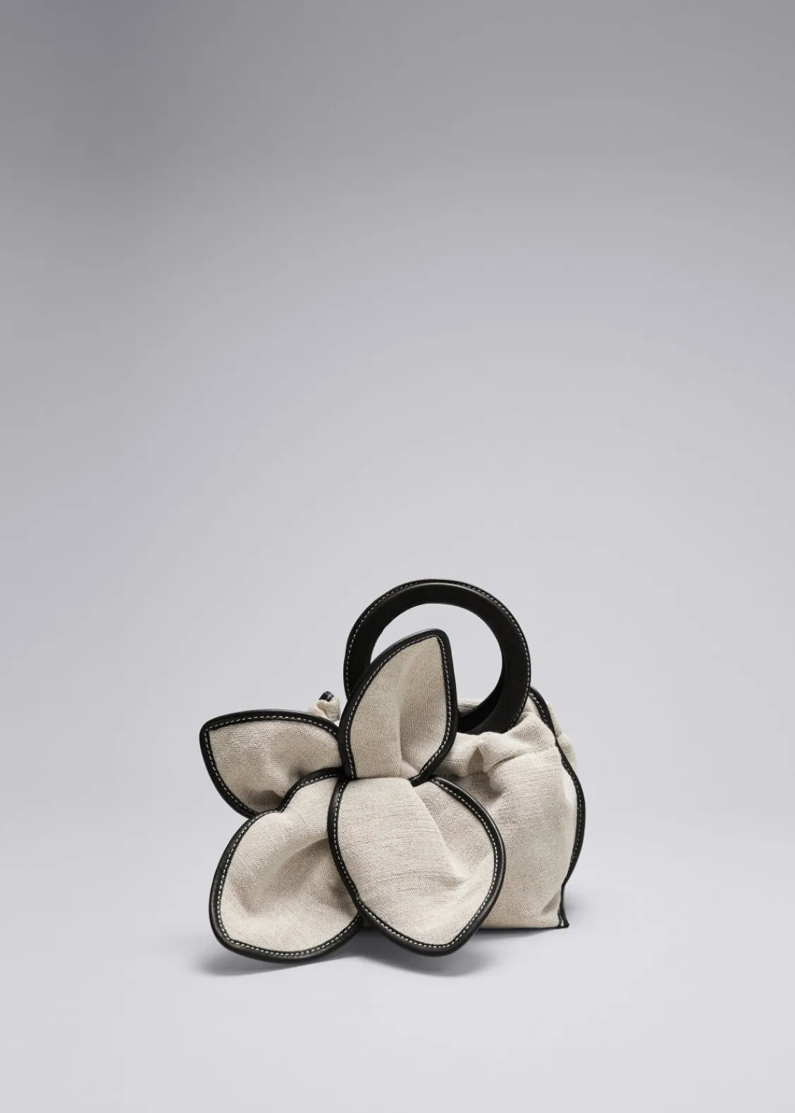 Best & Other Stories Petit Sac En Toile Fleuri Beige