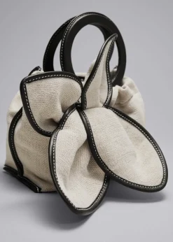 Best & Other Stories Petit Sac En Toile Fleuri Beige