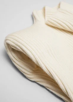 Online & Other Stories Plastron En Laine Côtelée Beige clair