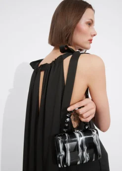 Flash Sale & Other Stories Pochette à Effet Marbré Noir/Gris