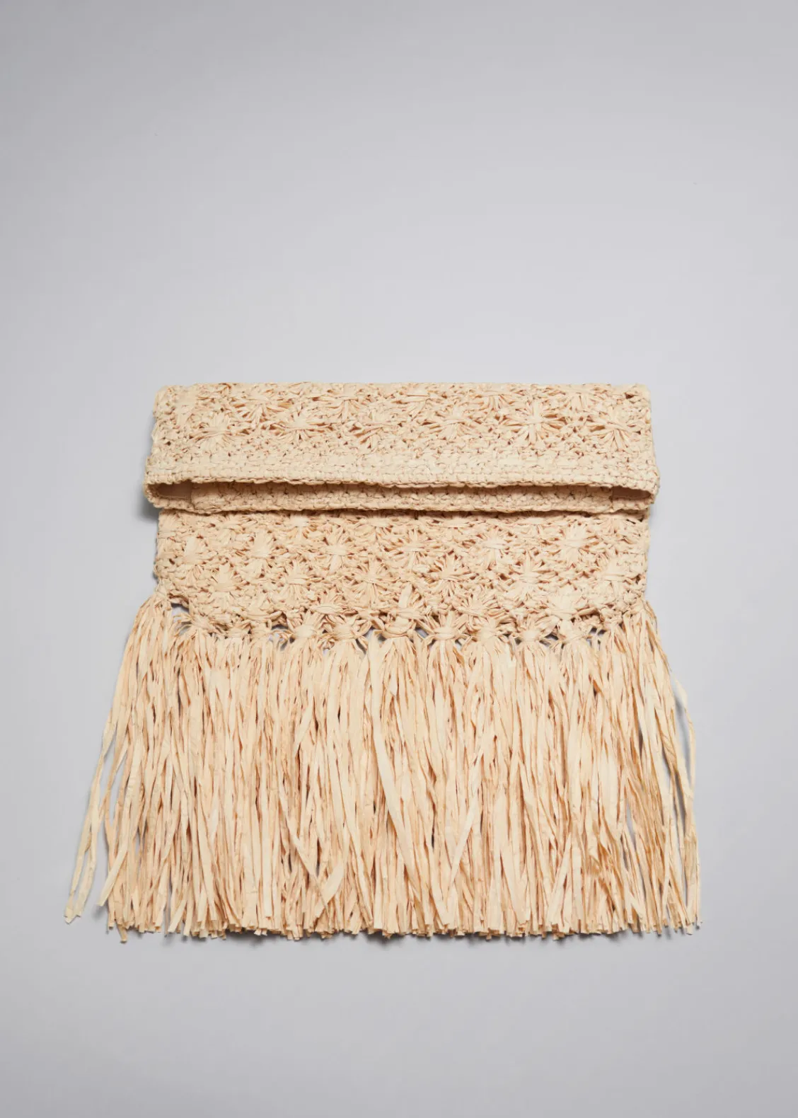 Clearance & Other Stories Pochette En à Franges Paille