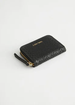 Hot & Other Stories Portefeuille En Cuir Relief Serpent