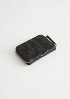 Hot & Other Stories Portefeuille En Cuir Relief Serpent