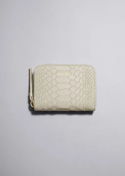 Hot & Other Stories Portefeuille En Cuir Relief Serpent