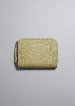 Hot & Other Stories Portefeuille En Cuir Relief Serpent