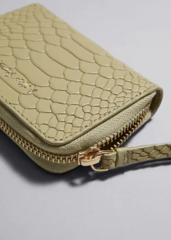 Hot & Other Stories Portefeuille En Cuir Relief Serpent