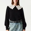 Best & Other Stories Pull En Maille à Col Crocheté