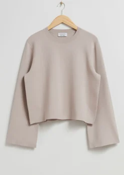 Cheap & Other Stories Pull En Maille à Manches Larges