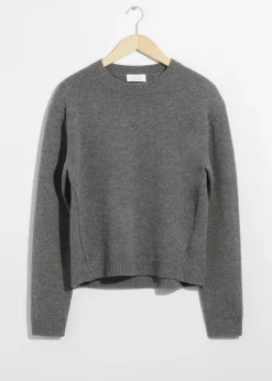 Flash Sale & Other Stories Pull En Mérinos à épaulettes Rembourrées